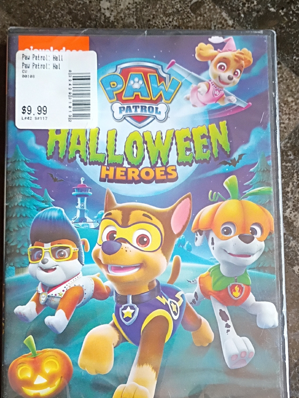 Nwt Nickelodeon Paw Patrol Halloween Heroes DVD